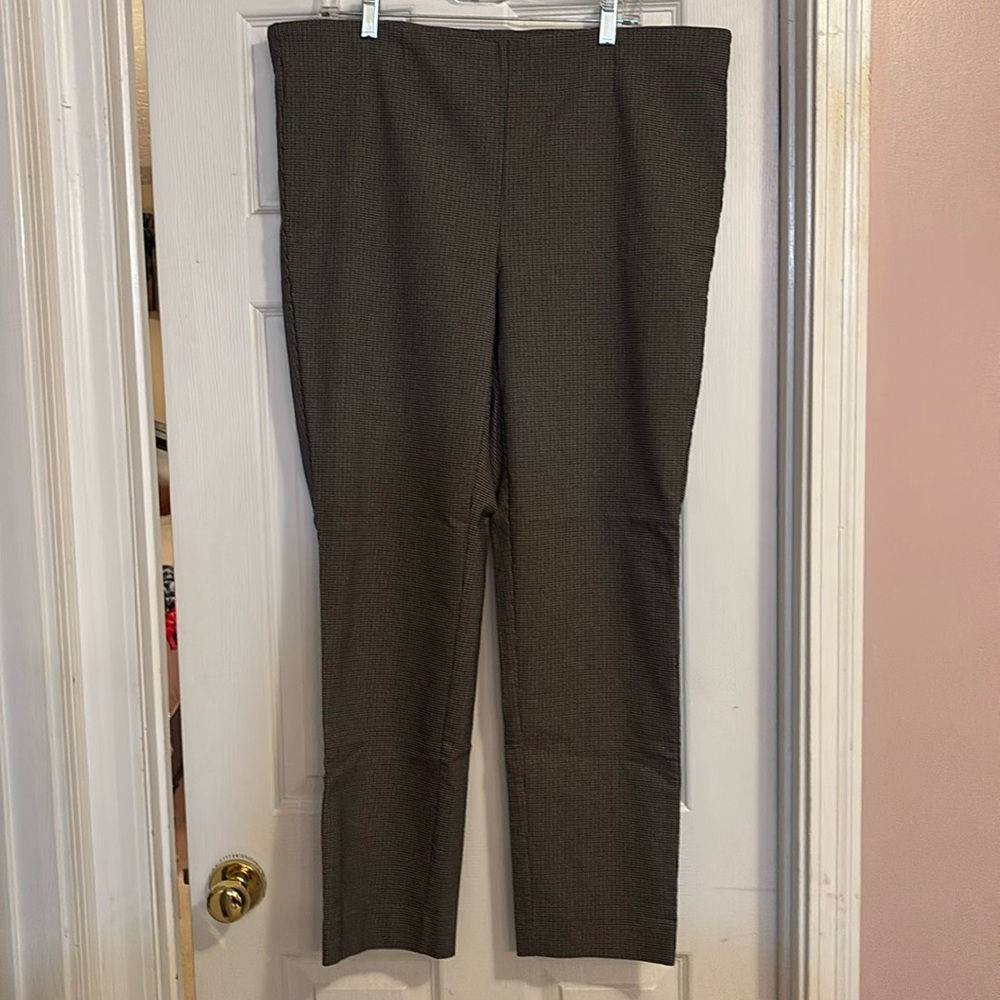 Plaid Stretch Pants